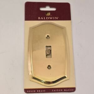 Baldwin Brass 4752-030-CD Switch Plate Polished Solid Brass Duplex Outlet Cover